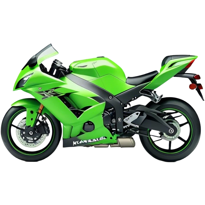 Kawasaki Ninja (Sportbike) - Kawasaki Ninja ZX-10R (Model Year: 2022) (Iconic colour: Green) emoji