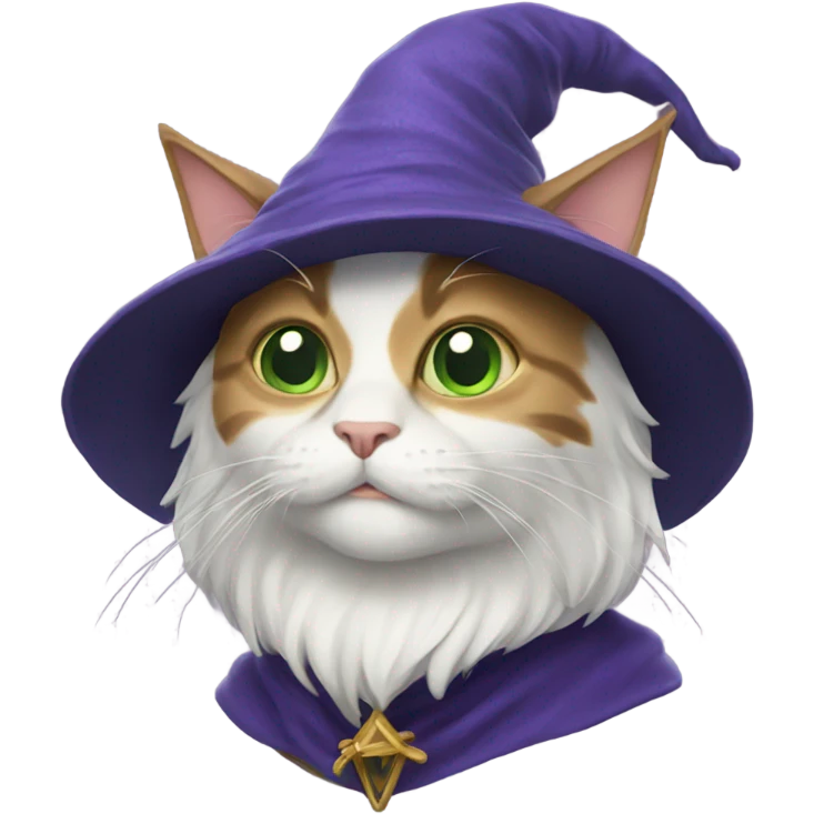 Wizard cat emoji