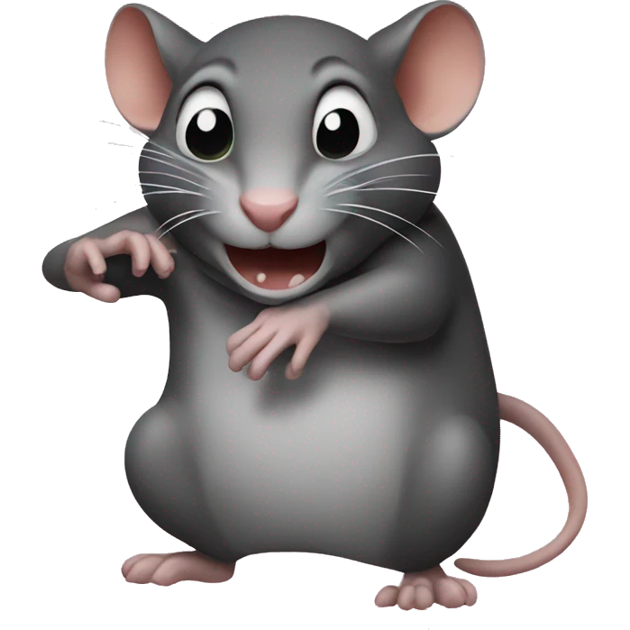 Rat being grabbed  emoji