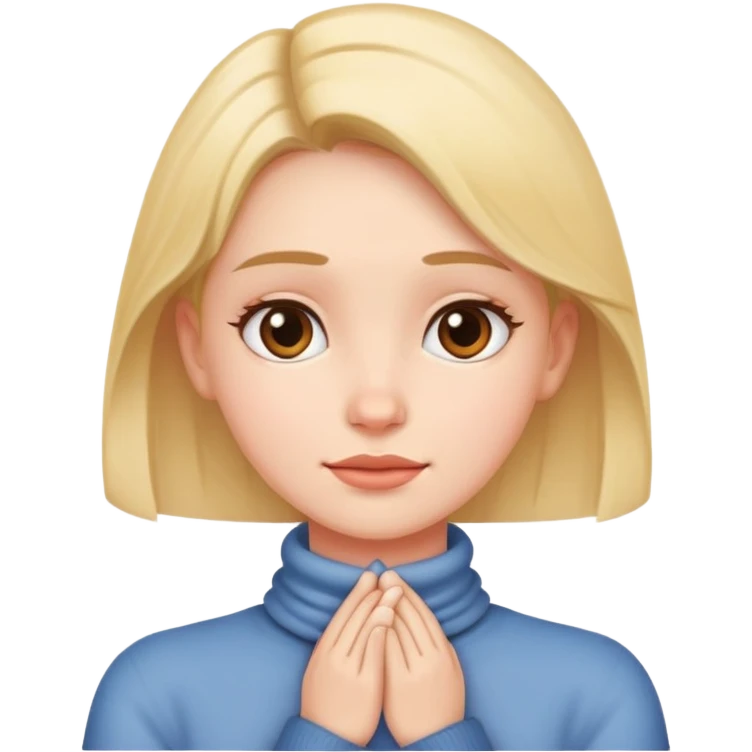 girl with hands around neck  emoji