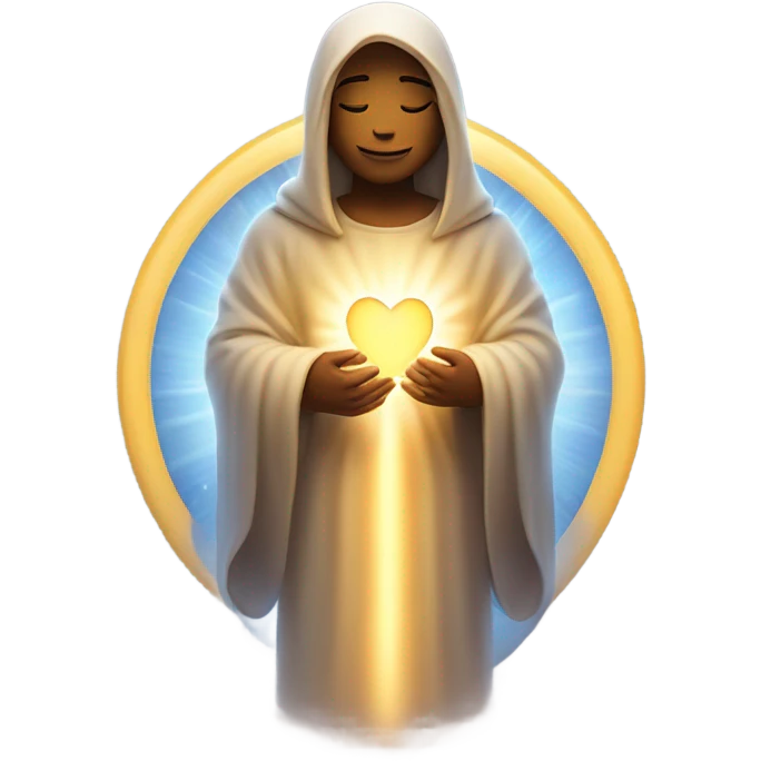 God with Heart emoji