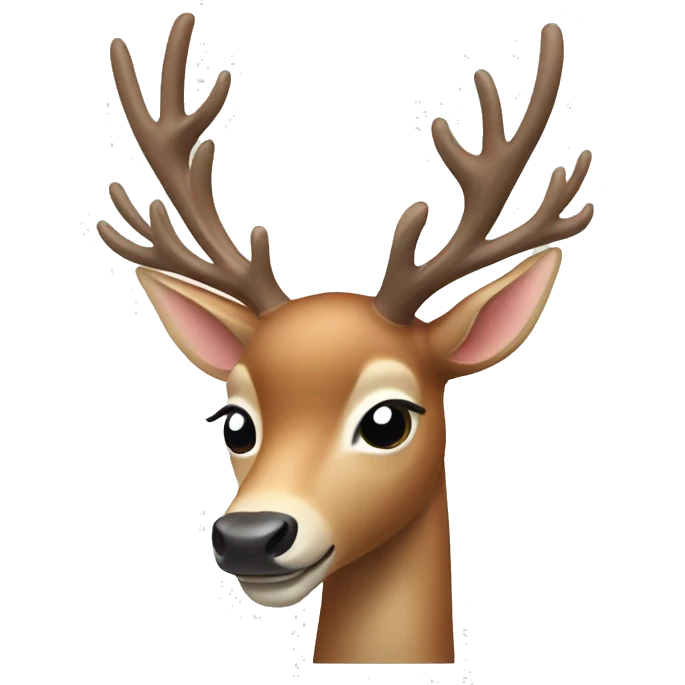 christmas deer emoji