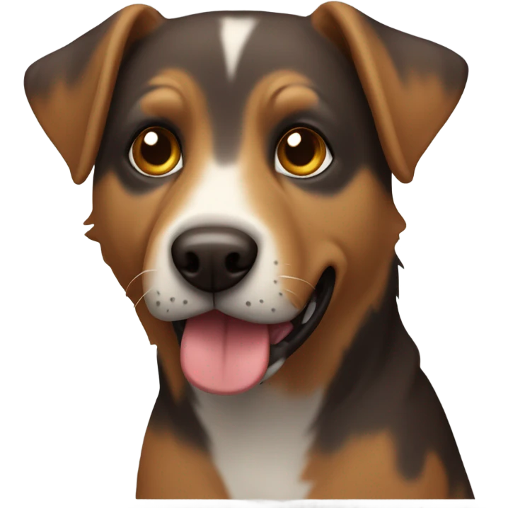 brown mongrel emoji