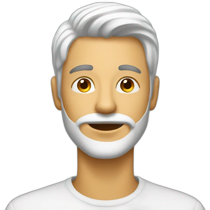 guy who using a fragrance emoji