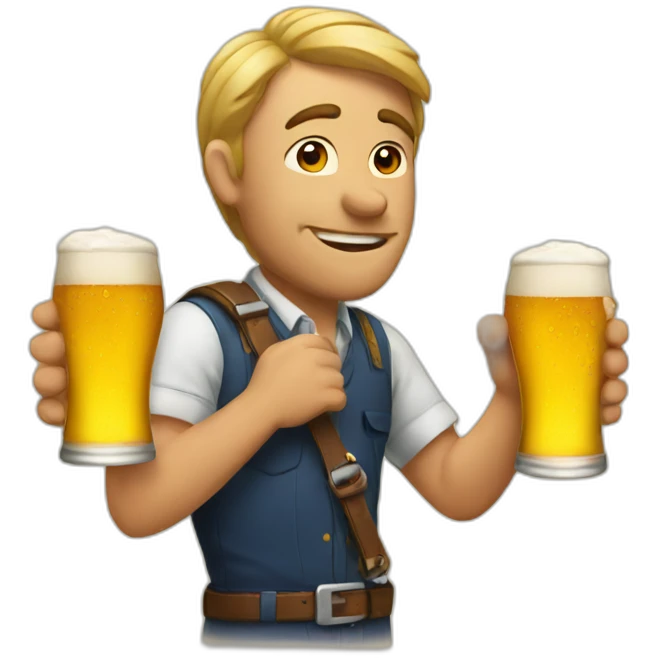 drinking beer emoji
