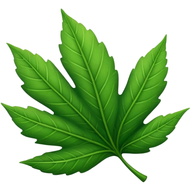a leaf emoji