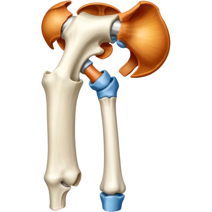 Articulacion de la cadera y femur  emoji