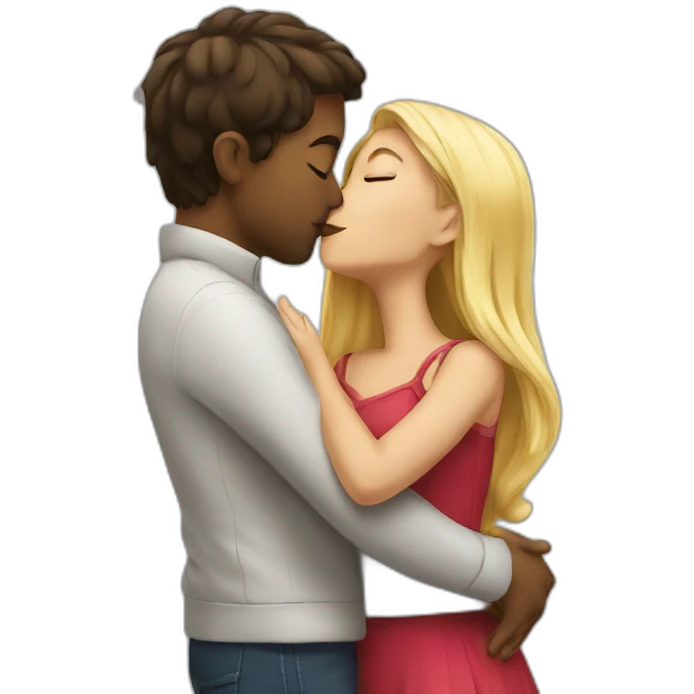 Kissing emoji
