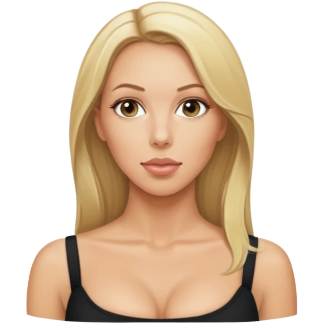 Naked Nicole Anistons head bottomview, angle to bottom of her chin emoji