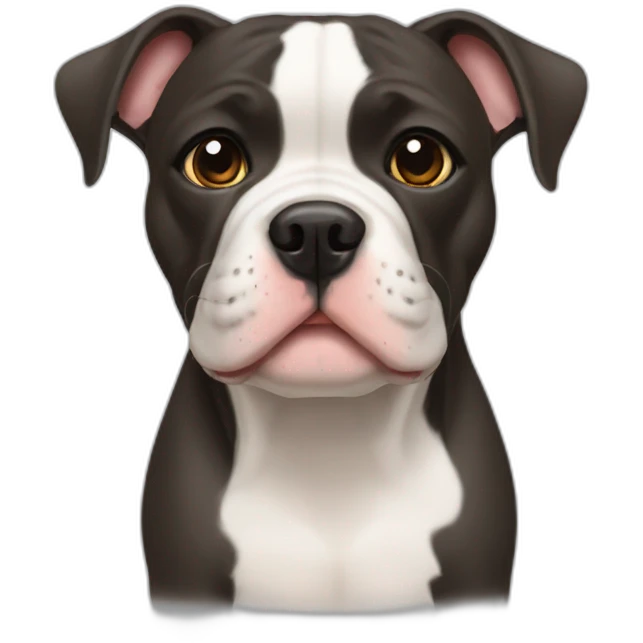 Pitbull French bulldog mix emoji