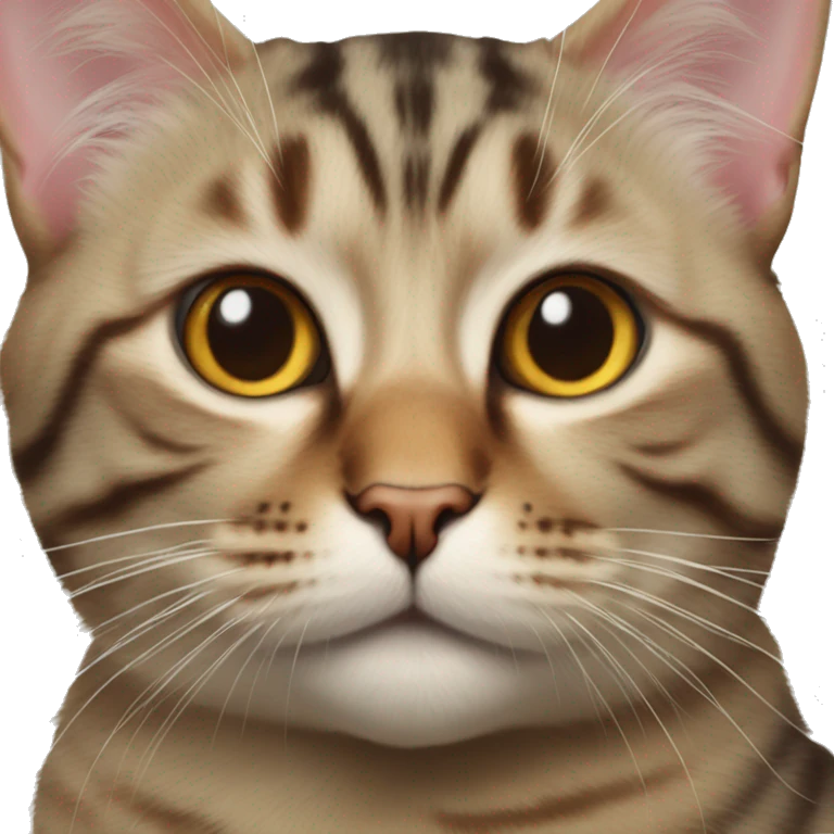 realistic cat portrait close-up emoji