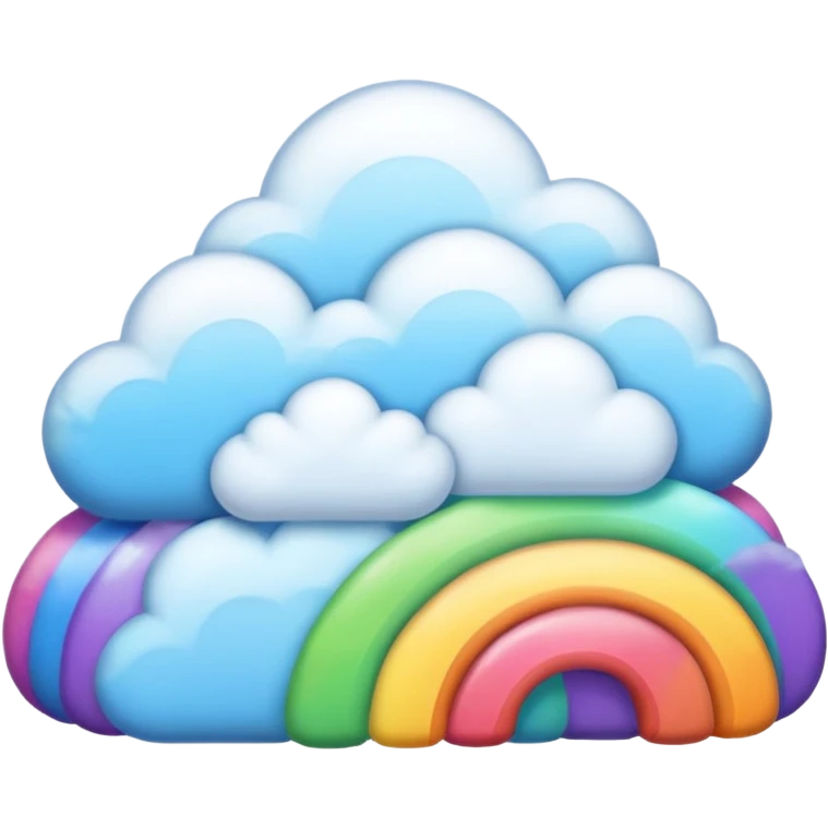 Rainbow Clouds emoji