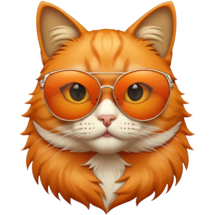 Cat wearing sunglasses emoji