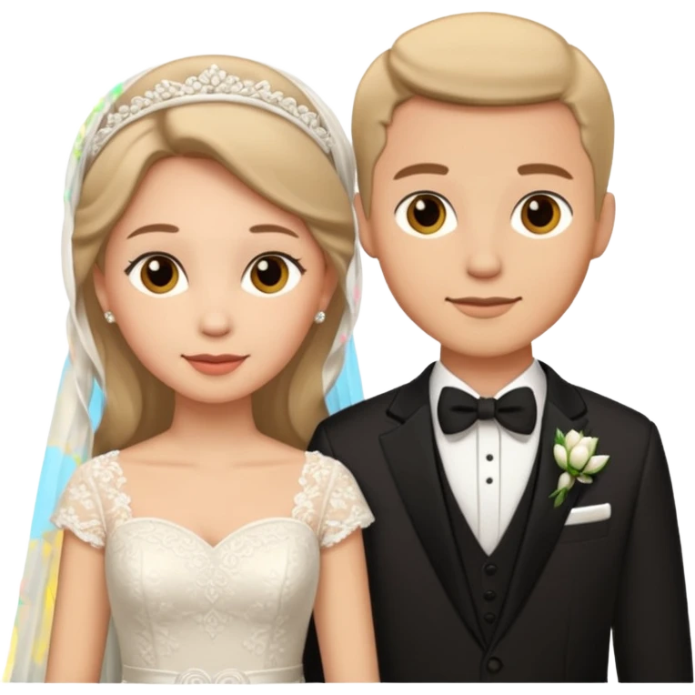 عروس و داماد مذهبی emoji