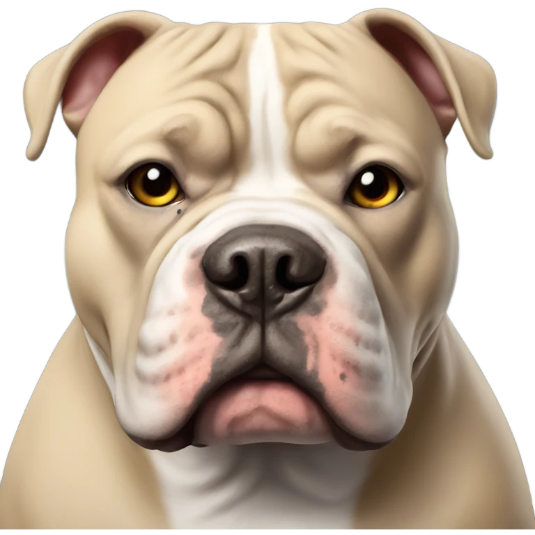 Gangster American bully emoji