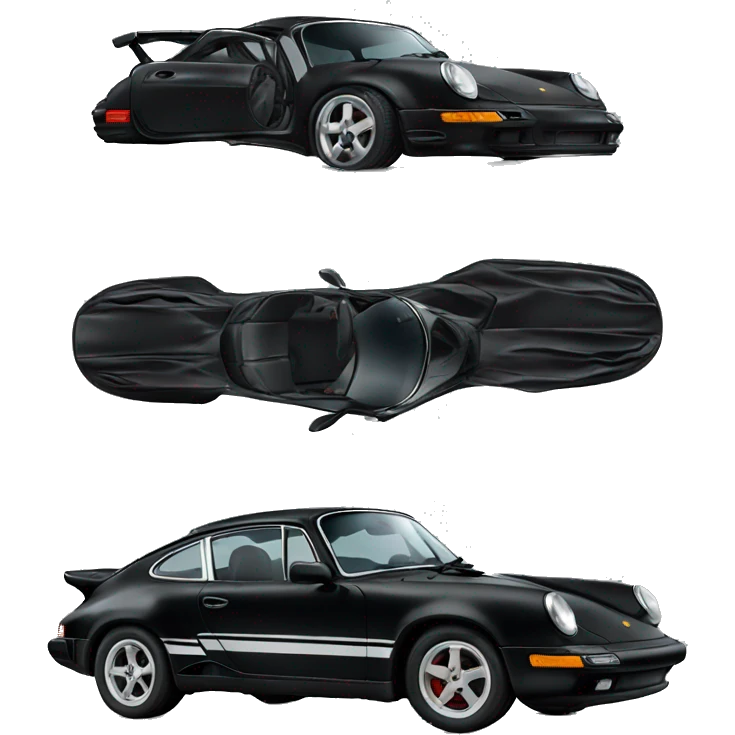 Black porshe emoji