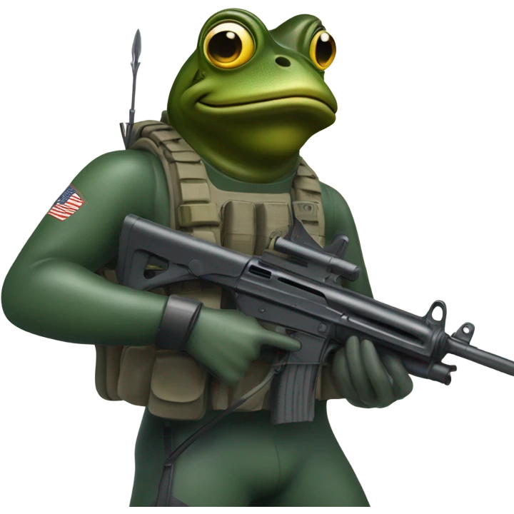 D day frog emoji