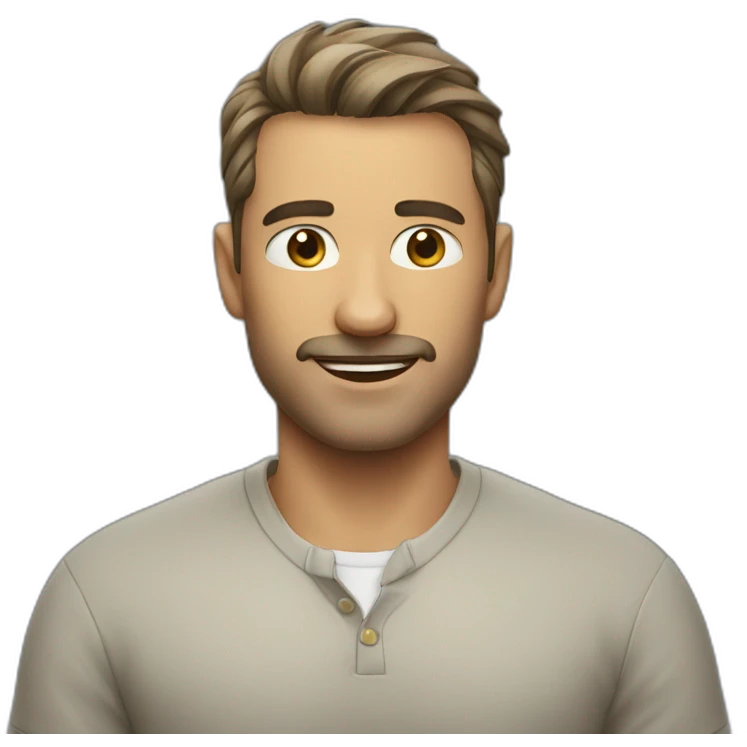 Hansome man emoji