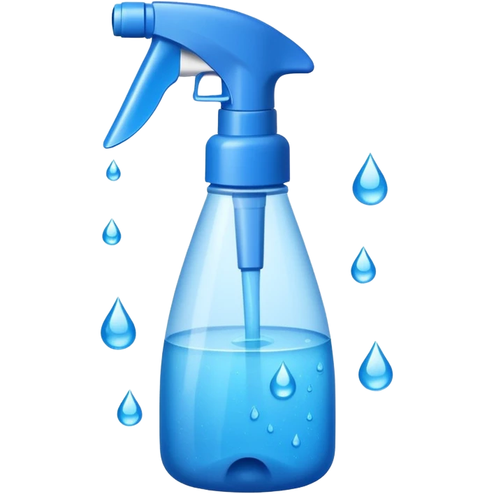 Spray bottle spritz with rag emoji