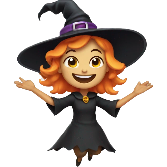 happy witch emoji
