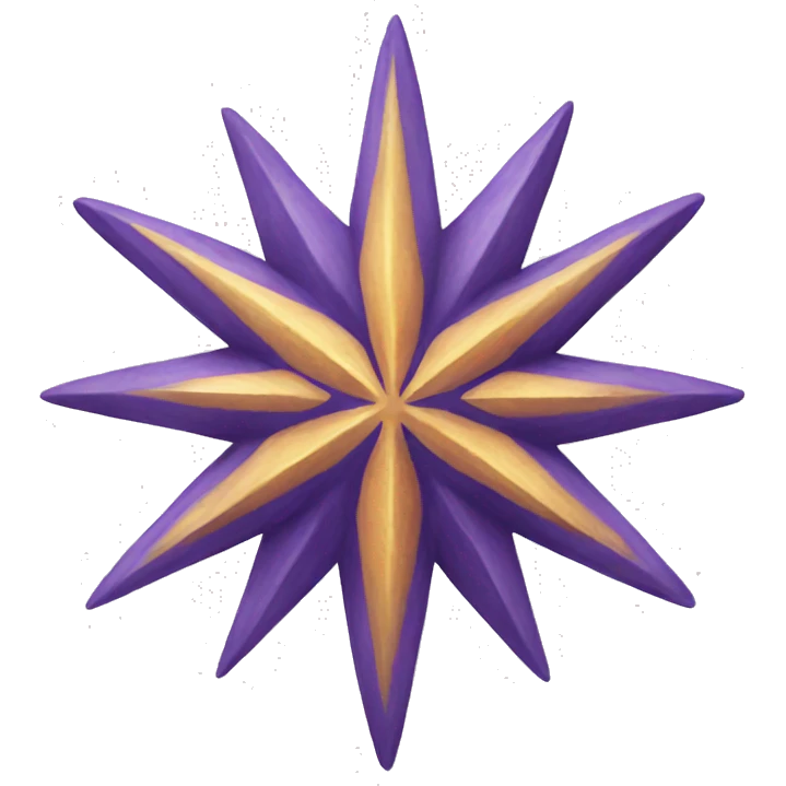 Eight pointed star emoji