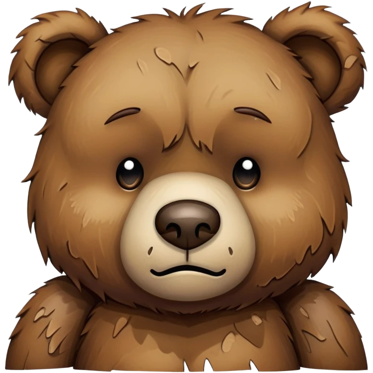 Sad Teddy bear1 emoji