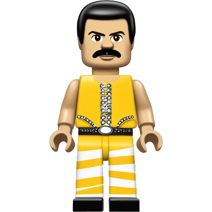 FREDDIE MERCURY lego full body emoji