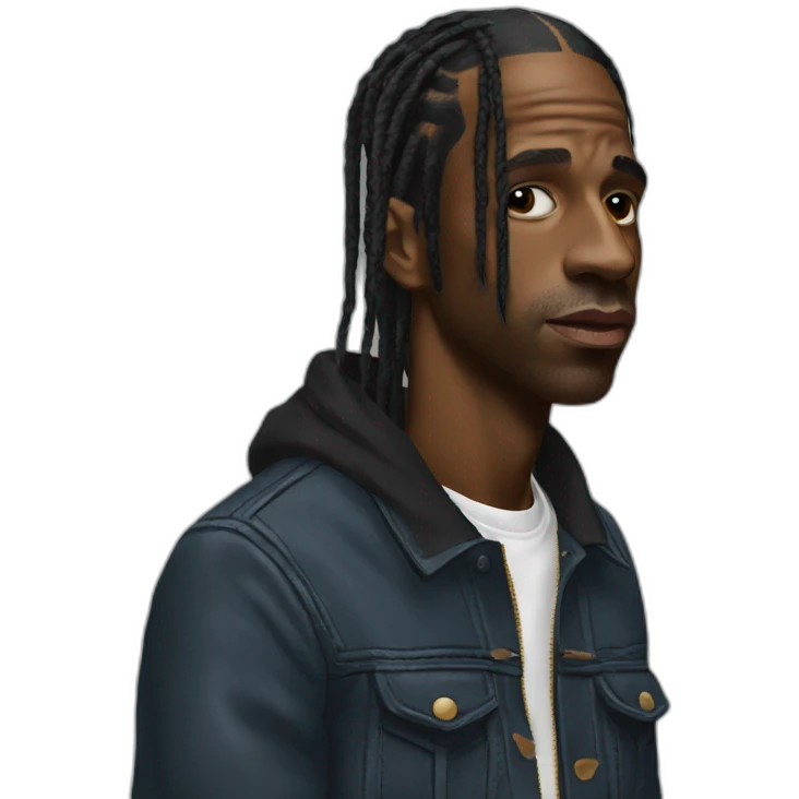 Realistic Travis Scott emoji