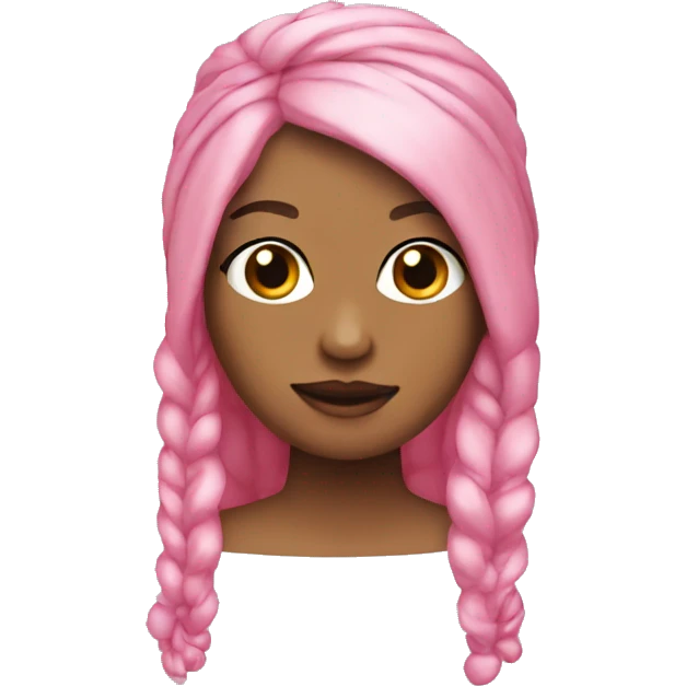 silk pink hair band emoji