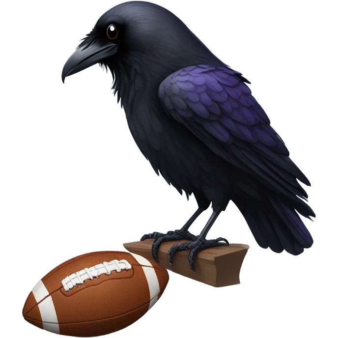 Raven Bird football loss emoji
