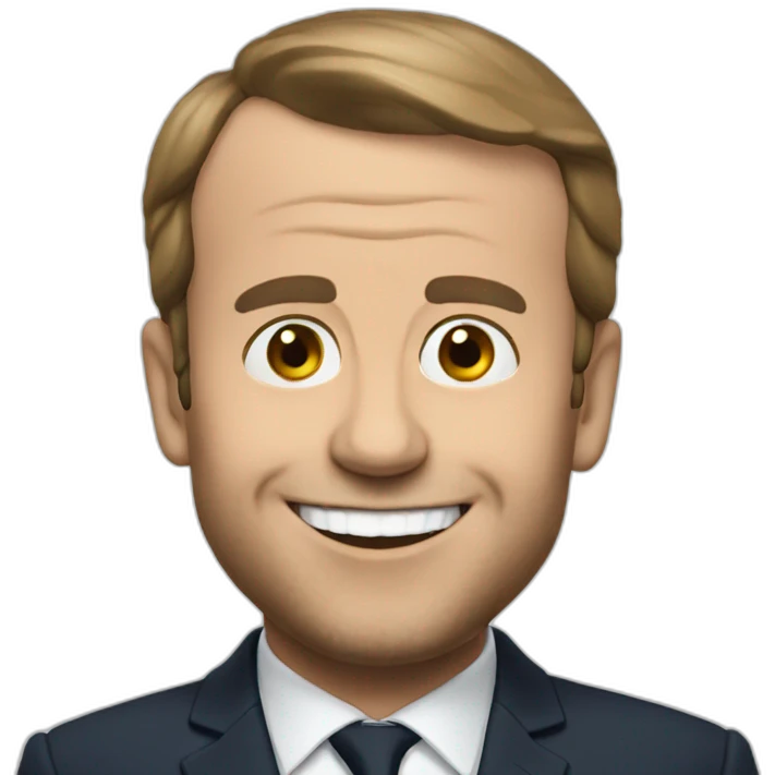 macron very happy emoji
