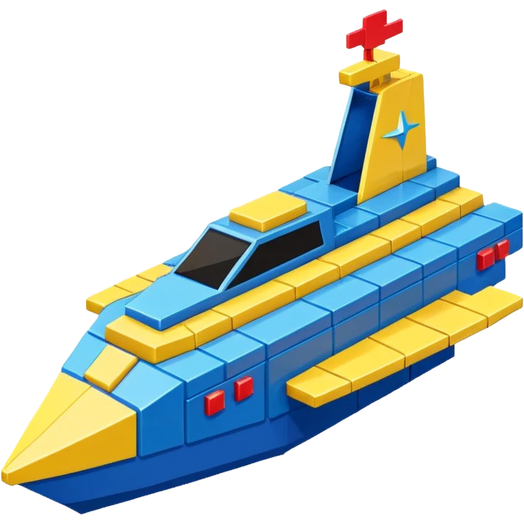 a galaga ship in a 1980s retro video game style emoji