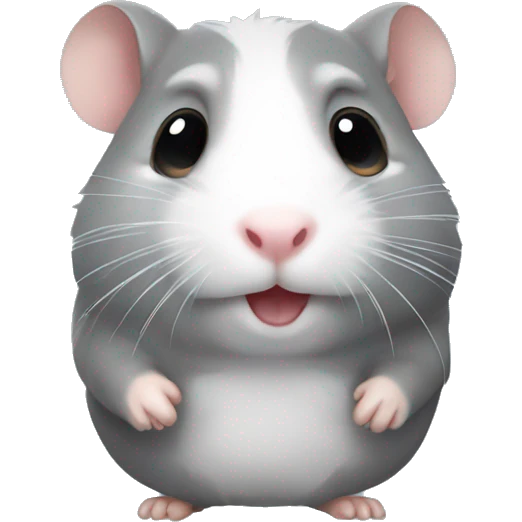 Grey Hamster  emoji