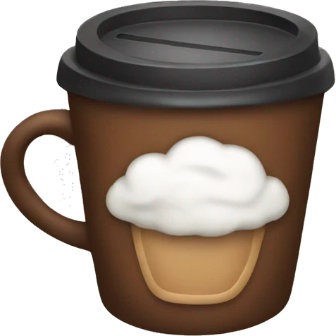 Cozy coffee emoji