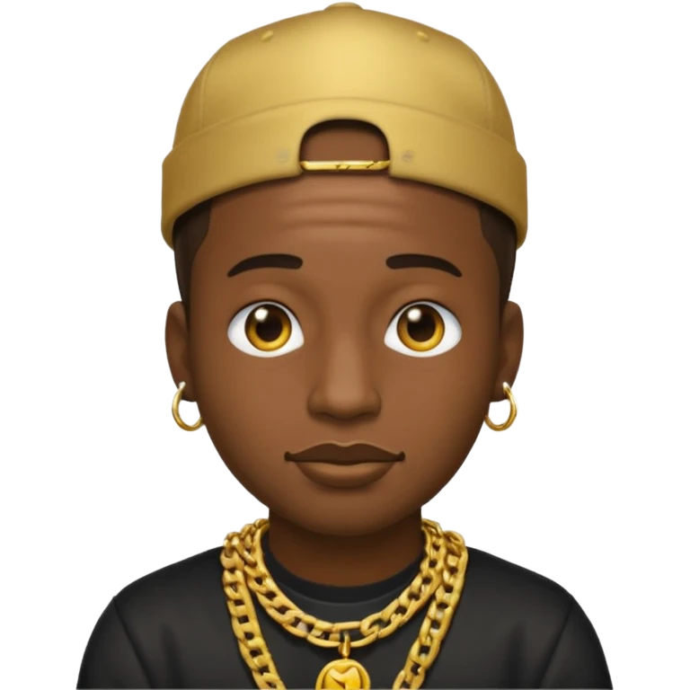I'm just want a emojii like rapper only face emoji