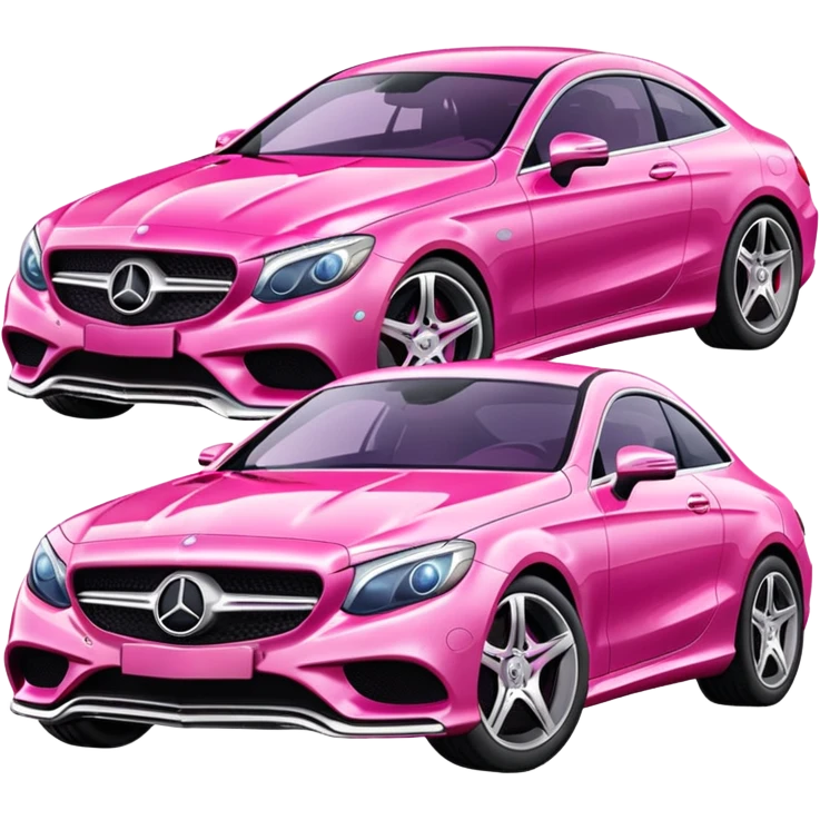 Pink Mercedes  emoji