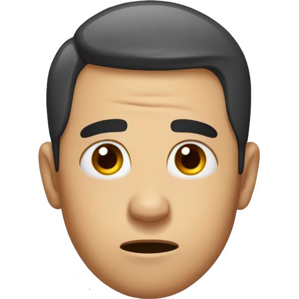 confused with one eyebrow up emoji