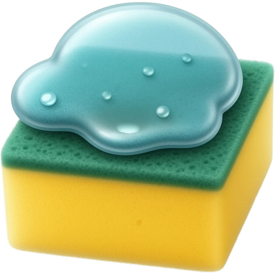 Cleaning sponge only 1 emoji