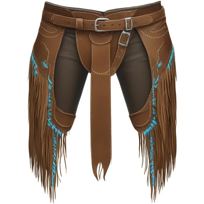 Western style chaps emoji