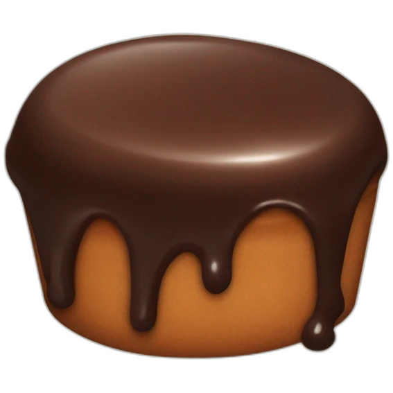 chocolate pudin emoji