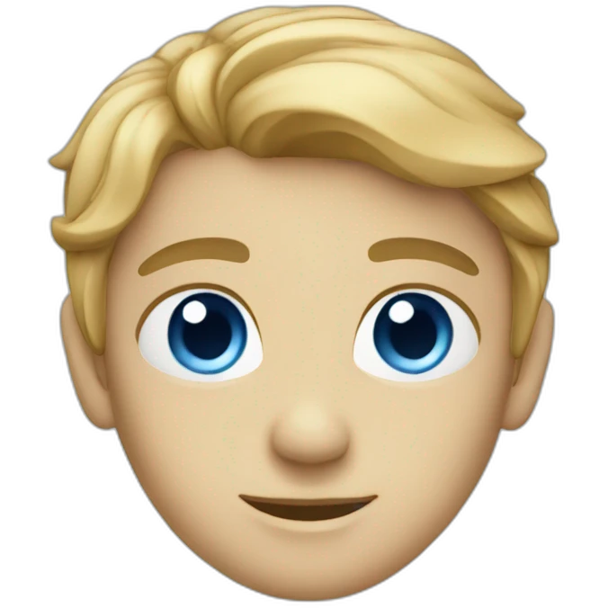 Blue tech emoji
