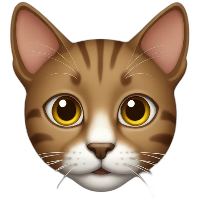 Cat-brown emoji