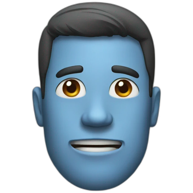 man shaking head emoji