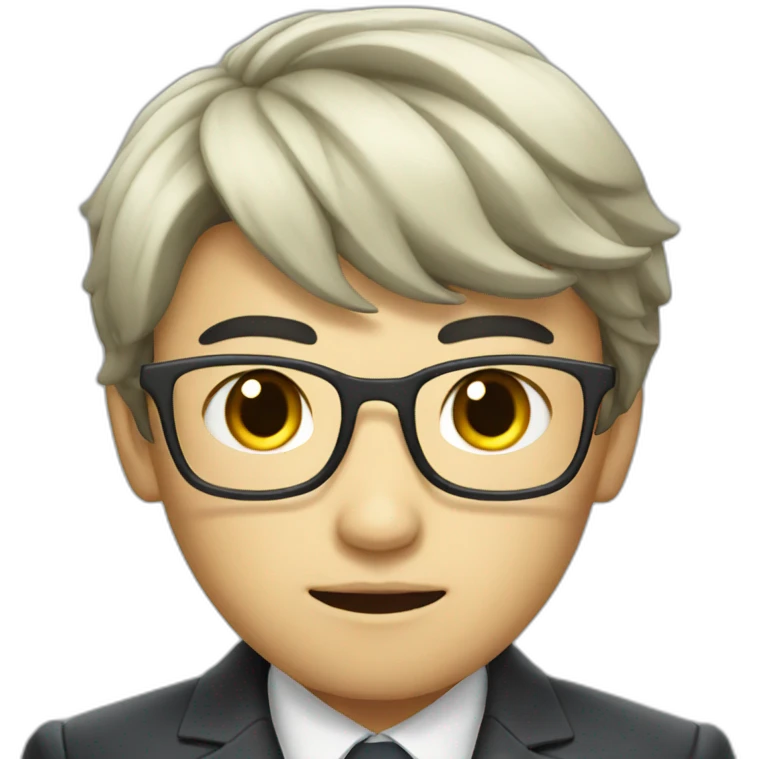 Korean boy ceo villain emoji