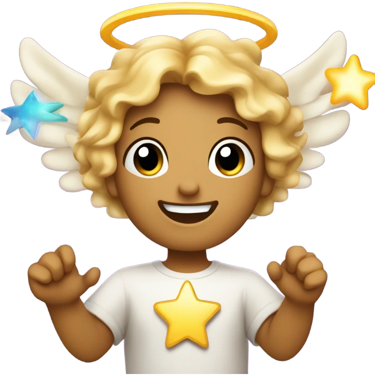 Emoji fun and emoji angel emoji