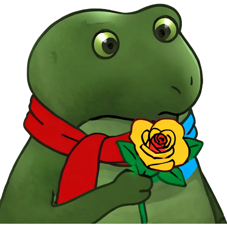 Teddy bear holding a red rose emoji