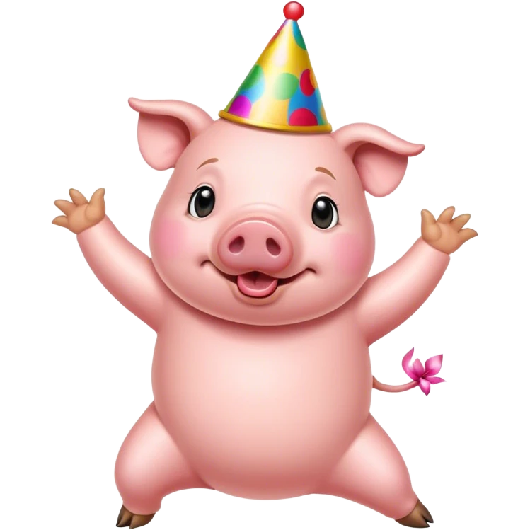 Cerdo bailando salsa  emoji