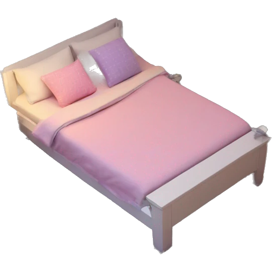 isometric-3d-cute-small-bedroom-teen-girl-interior emoji