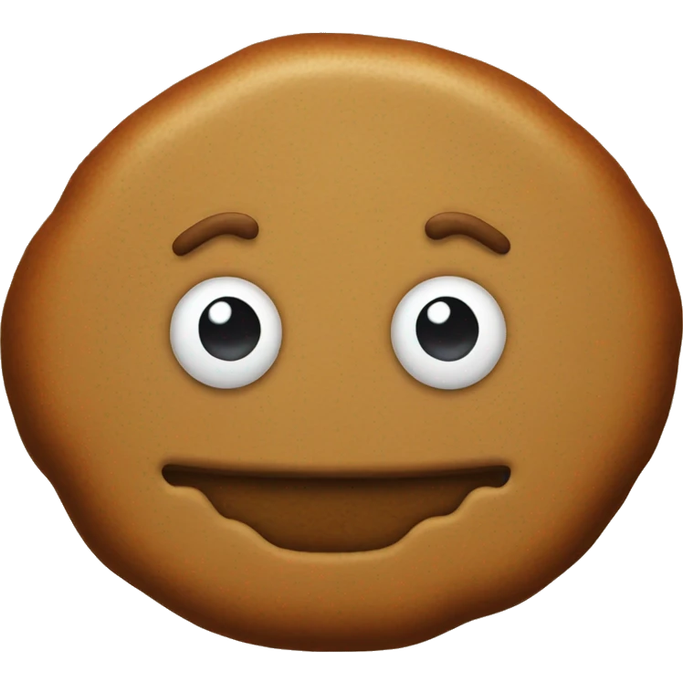 Gingerbread cookie emoji
