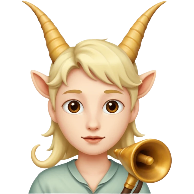 Solo la corno delicata emoji